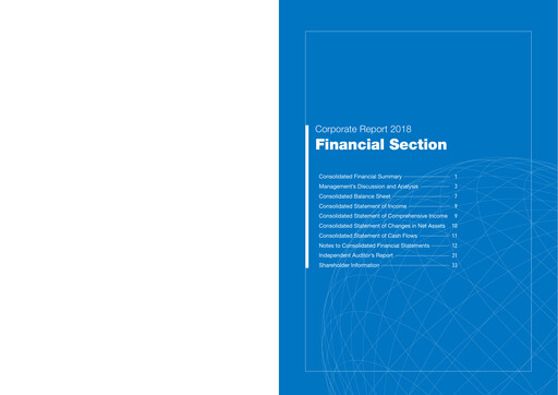 Thumbnail Mitsubishi Gas Chemical Company Financial Statement 2018