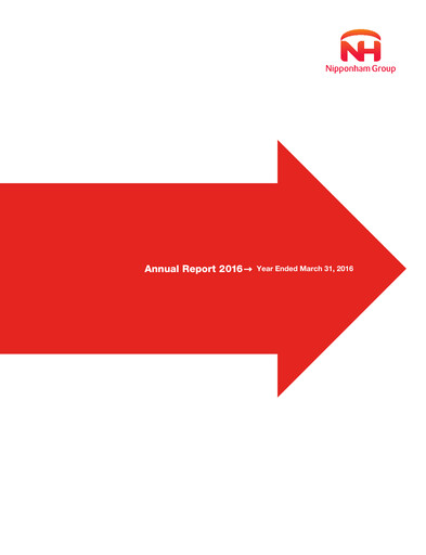 Thumbnail NH Foods (Nipponham) Annual Report 2016