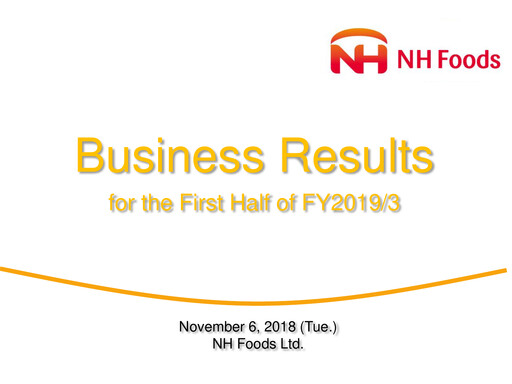 Thumbnail NH Foods (Nipponham) Half-year Report 2019-h1