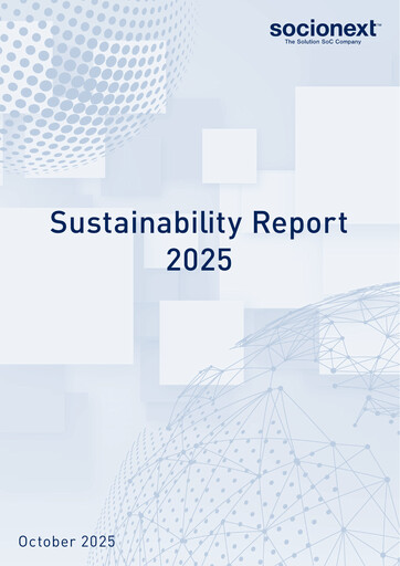 Thumbnail Socionext Sustainability Report 2025