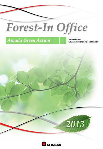 Vorschaubild Amada Co., Ltd. ESG-Bericht 2013