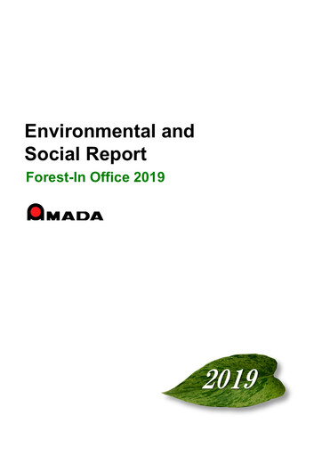 Vorschaubild Amada Co., Ltd. ESG-Bericht 2019