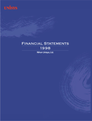 Thumbnail BIPROGY Financial Statement 1998