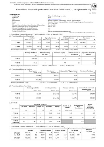 Thumbnail BIPROGY Financial Statement fy2012