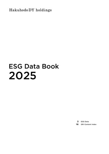 Thumbnail Hakuhodo DY Holdings ESG Report 2024