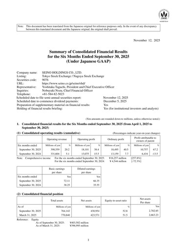 Thumbnail Seino Holdings Half-year Report 2026-h1