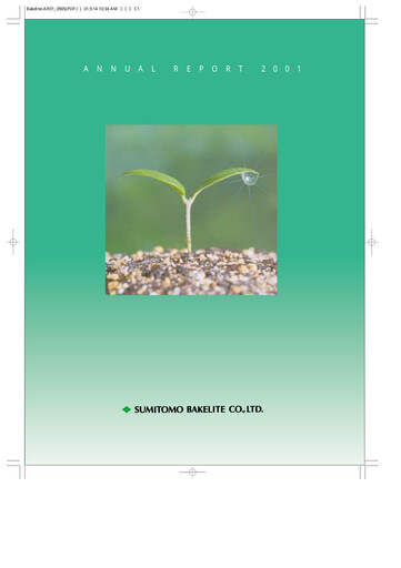 Thumbnail Sumitomo Bakelite Company Annual Report fy2001