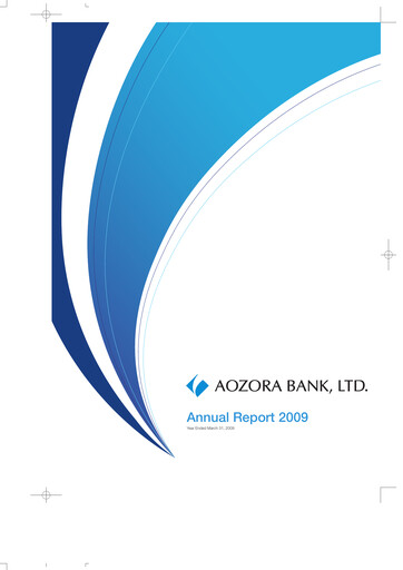 Thumbnail Aozora Bank Annual Report 2009