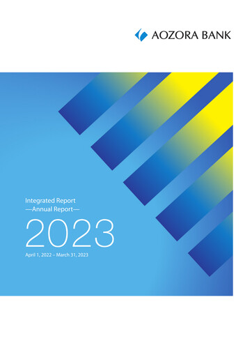 Thumbnail Aozora Bank Annual Report 2023