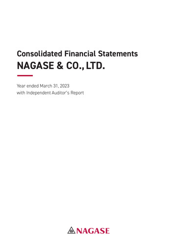 Thumbnail Nagase & Co. Financial Statement fy2023