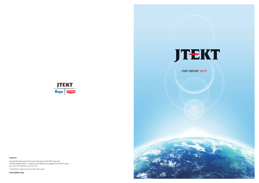 Thumbnail JTEKT Corporation Annual Report 2019