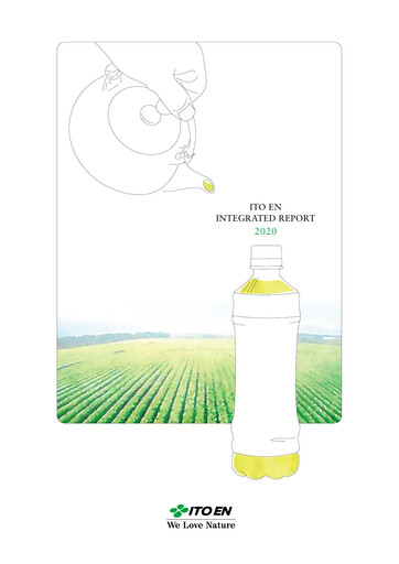 Thumbnail Ito En, Ltd. Integrated Report 2019-2020