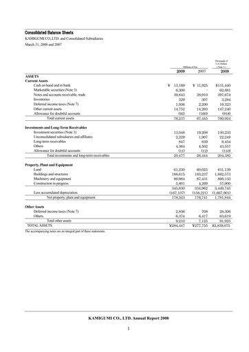 Thumbnail Kamigumi Financial Statement 2008