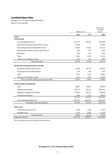 Thumbnail Kamigumi Financial Statement 2021
