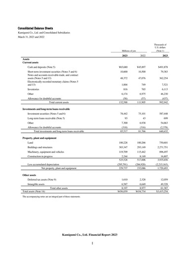 Thumbnail Kamigumi Financial Statement 2023