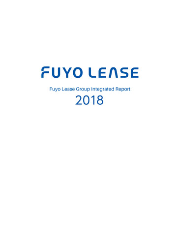 Thumbnail Fuyo General Lease Annual Report 2018