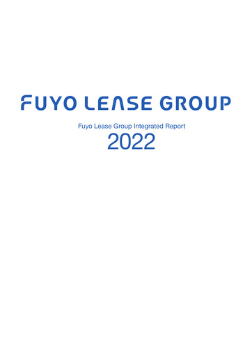 Thumbnail Fuyo General Lease Annual Report 2022