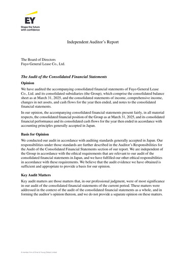 Thumbnail Fuyo General Lease Financial Statement 2025