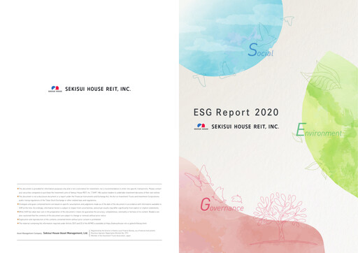 Thumbnail Sekisui House Reit ESG Report 2020