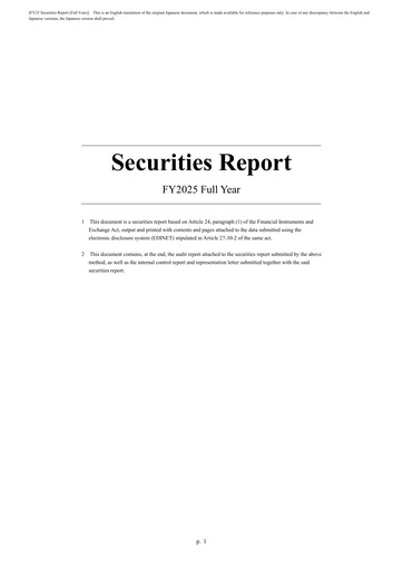 Thumbnail Food & Life Companies Financial Report fy2025