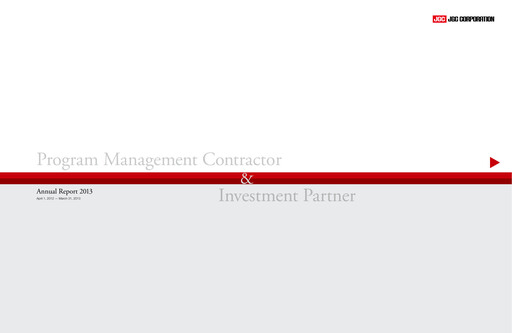 Vorschaubild JGC Holdings Jahresbericht 2013