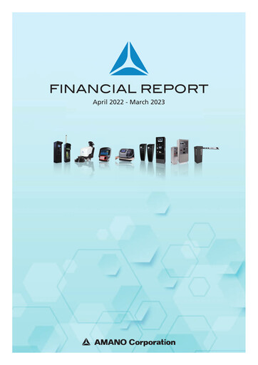 Thumbnail Amano Corporation Financial Report fy2023