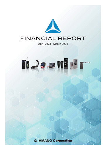 Thumbnail Amano Corporation Financial Report fy2024