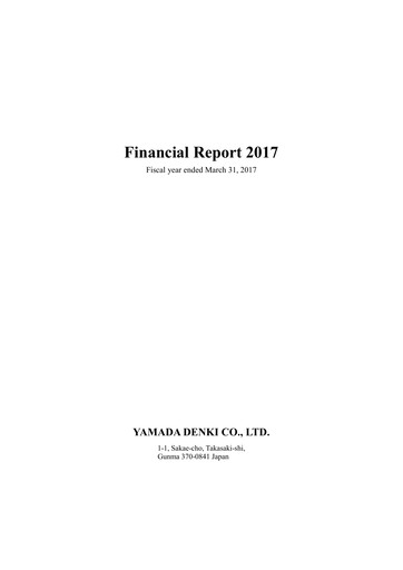 Thumbnail Yamada Holdings Financial Statement fy2017