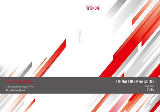 Thumbnail THK Co. Annual Report 2015