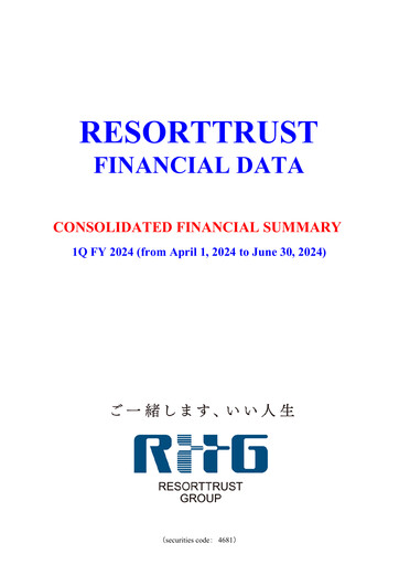 Thumbnail Resorttrust Quarterly Report 2024-q1
