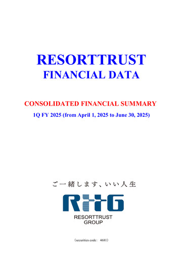 Thumbnail Resorttrust Quarterly Report 2025-q1