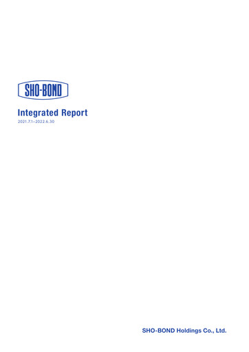 Thumbnail SHO-BOND Holdings Annual Report 2022