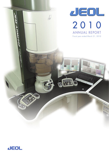 Thumbnail JEOL Ltd. Annual Report 2010
