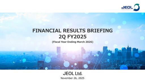 Miniature JEOL Ltd. Rapport trimestriel 2025-q2