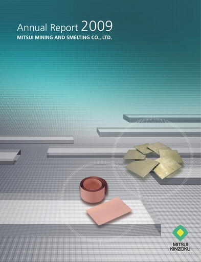 Thumbnail Mitsui Mining & Smelting Annual Report 2009