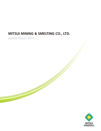Thumbnail Mitsui Mining & Smelting Annual Report 2011