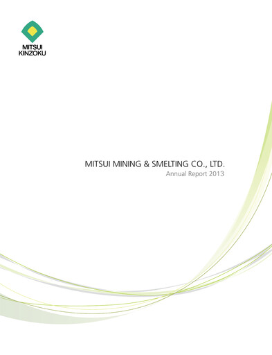 Thumbnail Mitsui Mining & Smelting Annual Report 2013