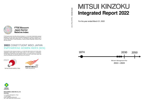 Thumbnail Mitsui Mining & Smelting Annual Report 2022