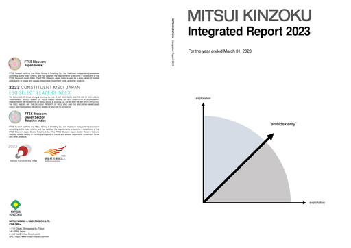 Thumbnail Mitsui Mining & Smelting Annual Report 2023