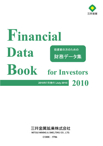 Thumbnail Mitsui Mining & Smelting Financial Statement 2010