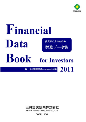 Thumbnail Mitsui Mining & Smelting Financial Statement 2011