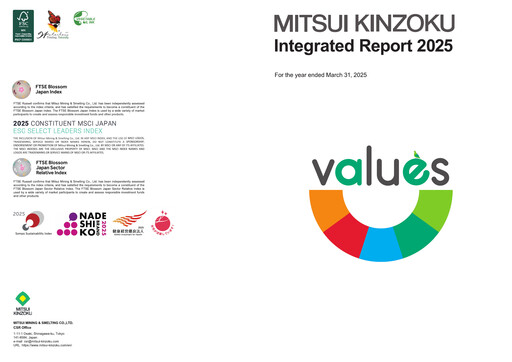 Thumbnail Mitsui Mining & Smelting Integrated Report 2025