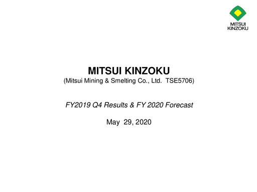 Vorschaubild Mitsui Mining & Smelting Quartalsbericht 2019-q4