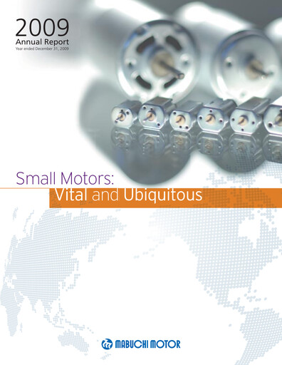 Thumbnail Mabuchi Motor Annual Report 2009