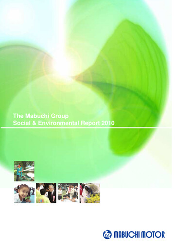 Vorschaubild Mabuchi Motor Nachhaltigkeitsbericht 2010