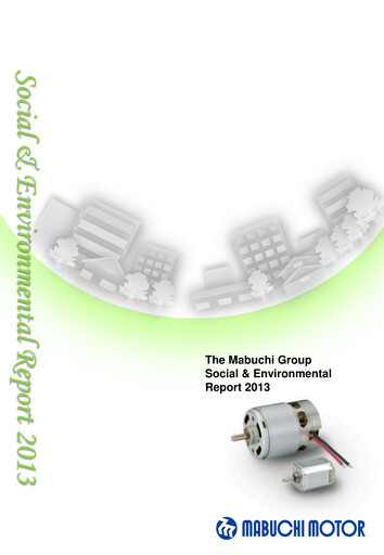 Vorschaubild Mabuchi Motor Nachhaltigkeitsbericht 2013