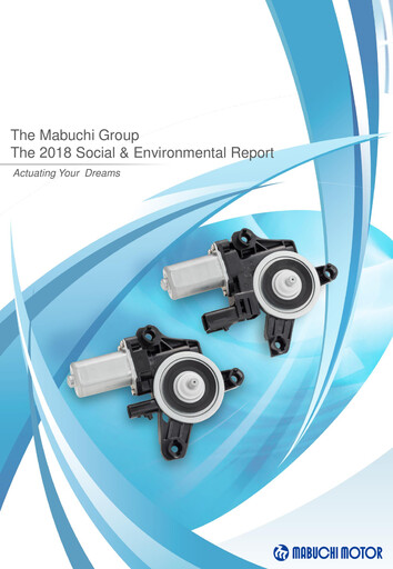 Vorschaubild Mabuchi Motor Nachhaltigkeitsbericht 2018
