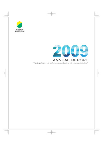 Thumbnail Nippon Shokubai Annual Report 2009