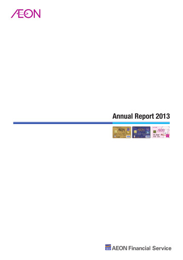 Thumbnail AEON Financial Service Annual Report 2013