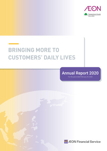 Thumbnail AEON Financial Service Annual Report 2020